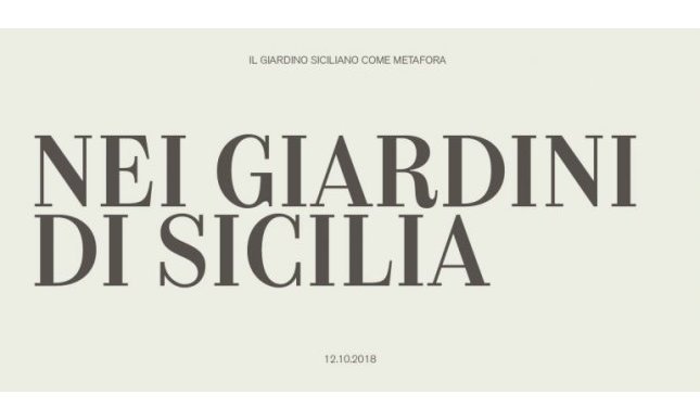 Nei giardini di Sicilia: incontro con Edith de la Héronnière presso la Società Siciliana per la Storia Patria