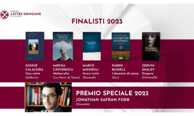 Premio Lattes Grinzane 2023: ecco la cinquina finalista