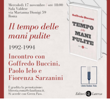 Il tempo delle Mani pulite (1992-1994), ripercorso dal giornalista Goffredo Buccini in un libro