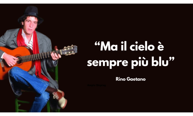 “Ma il cielo è sempre più blu” di Rino Gaetano: vero significato e analisi della canzone