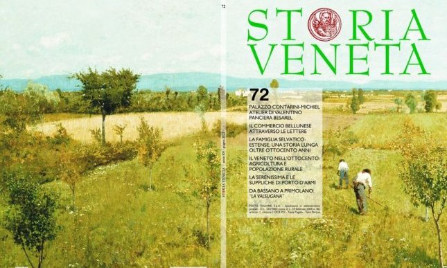 È uscito il 72° numero della rivista Storia Veneta