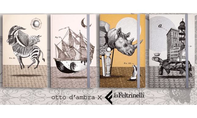 Linea Otto D'Ambra: la linea di cartotecnica firmata da Otto D'Ambra per Feltrinelli