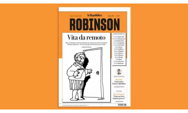 Momenti di trascurabile realtà: su Robinson un racconto di Francesco Piccolo sulla vita da remoto