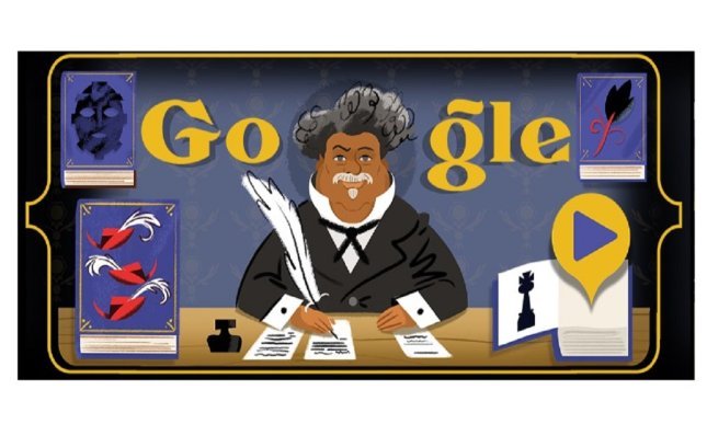 Alexandre Dumas: ecco a chi è dedicato il doodle di oggi