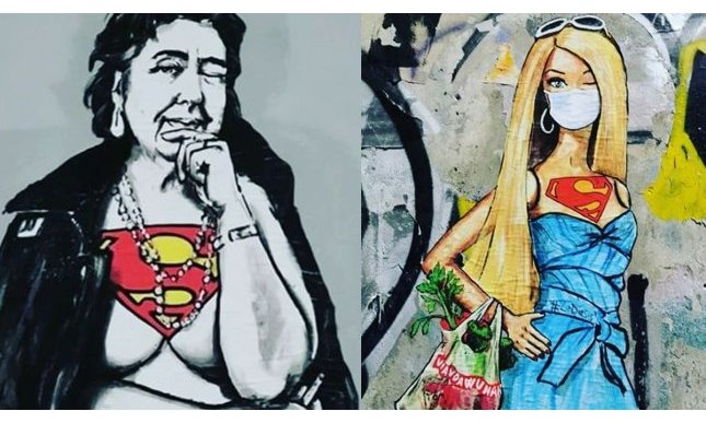 Superwomen di Lediesis: Alda Merini e Barbie diventano street art a Milano