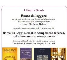 Roma tra Leggi razziali e occupazione tedesca, nella letteratura contemporanea: conferenza oggi a Roma