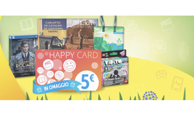 Happy card di 5 euro gratis su IBS: ecco come ottenerla