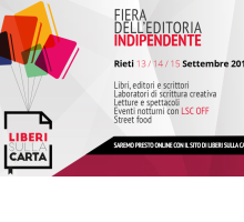 Liberi sulla carta 2019: programma e ospiti dell'evento