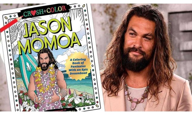 Fan di Jason Momoa? Colora il libro antistress con l'attore di Game of Thrones