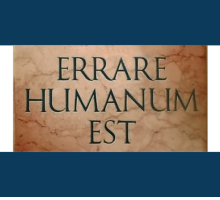 Errare humanum est: cosa significa e quando si usa?