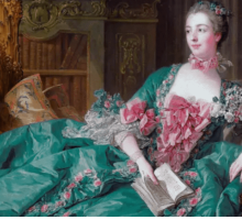 I libri nei ritratti di Madame de Pompadour e Maria Antonietta