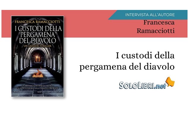 Intervista a Francesca Ramacciotti in libreria con "I custodi della pergamena del diavolo"