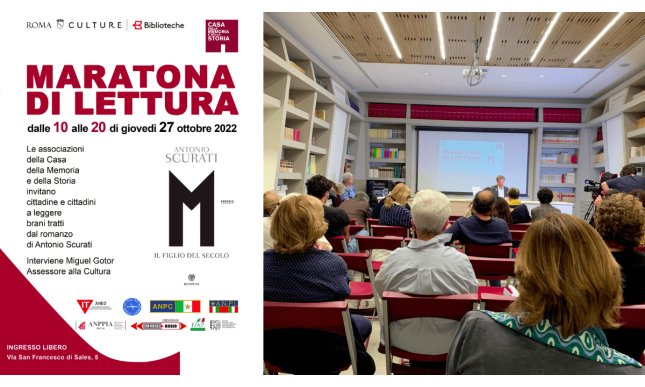 Maratona di Lettura: per ricordare i 100 anni della Marcia su Roma si legge il romanzo di Antonio Scurati