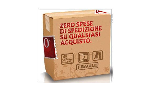 Spese di spedizione ZERO per i tuoi libri!