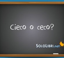 Cieco o ceco: come si scrive?