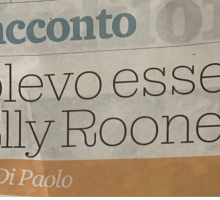 “Volevo essere Sally Rooney”: il racconto di Paolo Di Paolo su La Stampa