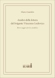 Analisi della lettera del brigante Vincenzo Lodovico