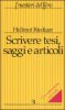 Copertina del libro Scrivere tesi, saggi e articoli