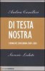 Copertina del libro Di testa nostra 