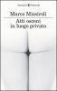 Copertina del libro Atti osceni in luogo privato 