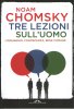 Copertina del libro Tre lezioni sull'uomo